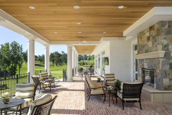 Greenville Country Club, Covered Outdoor Dining Terrace