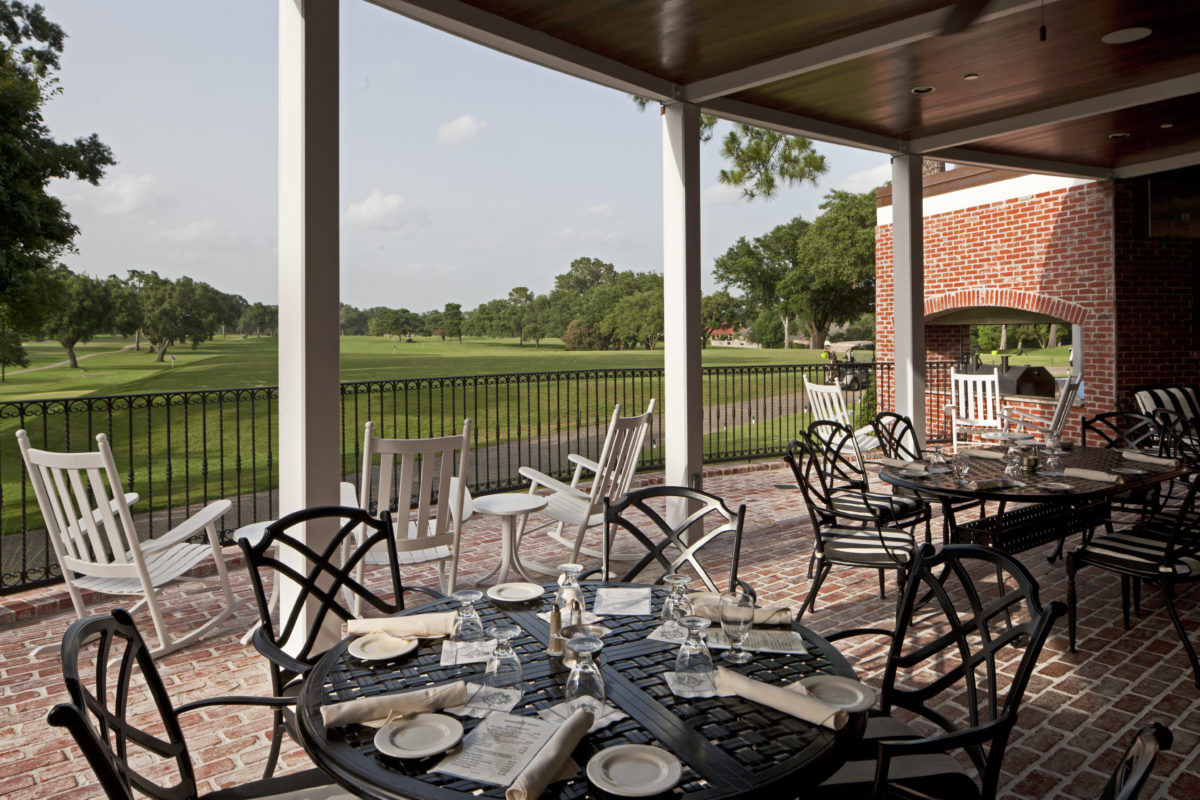 Baton Rouge Country Club, View From Terrace